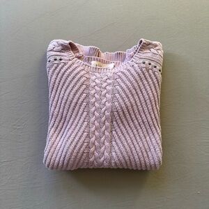 Philosophy Whimsy Cable Knit Studded Sweater